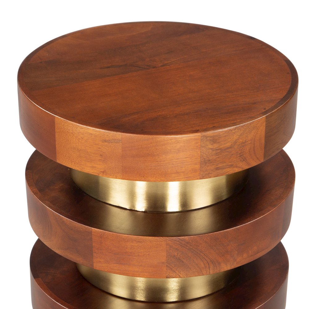 Marigot Side Table Walnut. Picture 4
