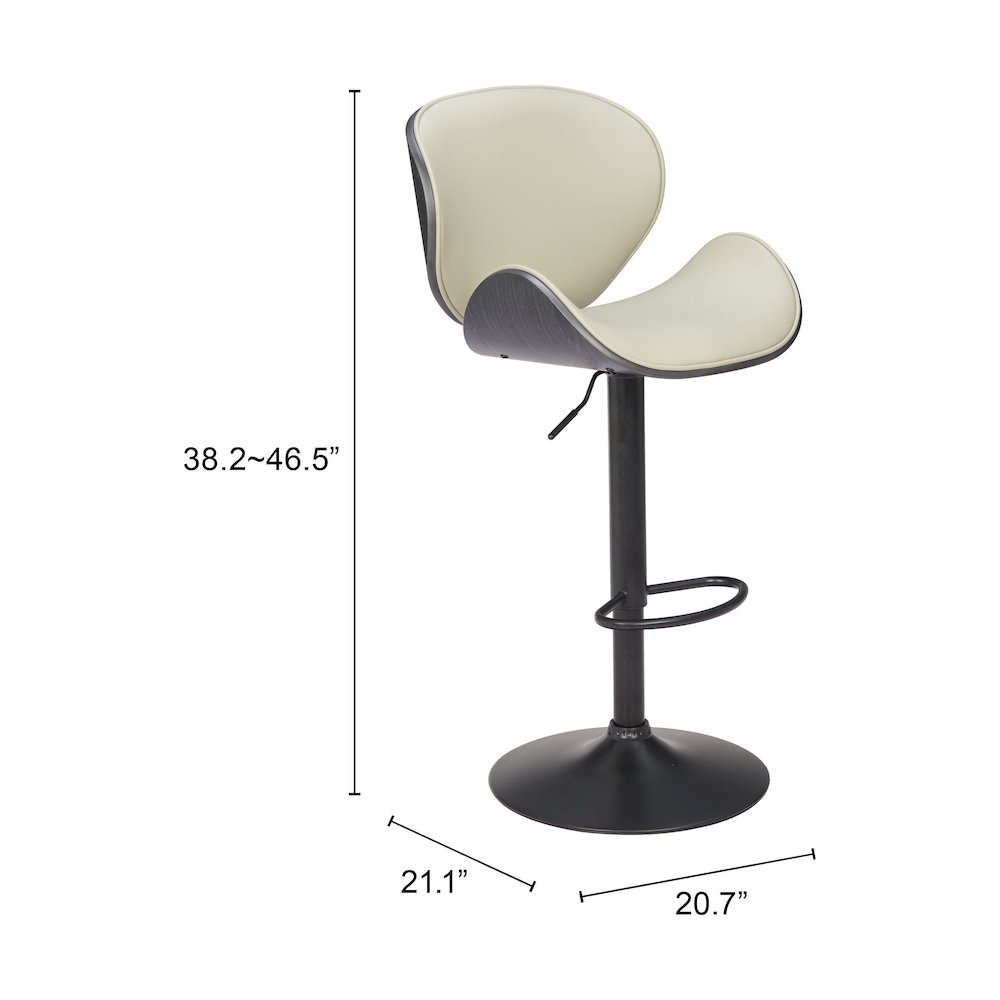 Meyane Barstool Gray. Picture 7