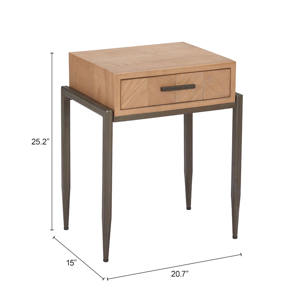 Verec Side Table Natural. Picture 11