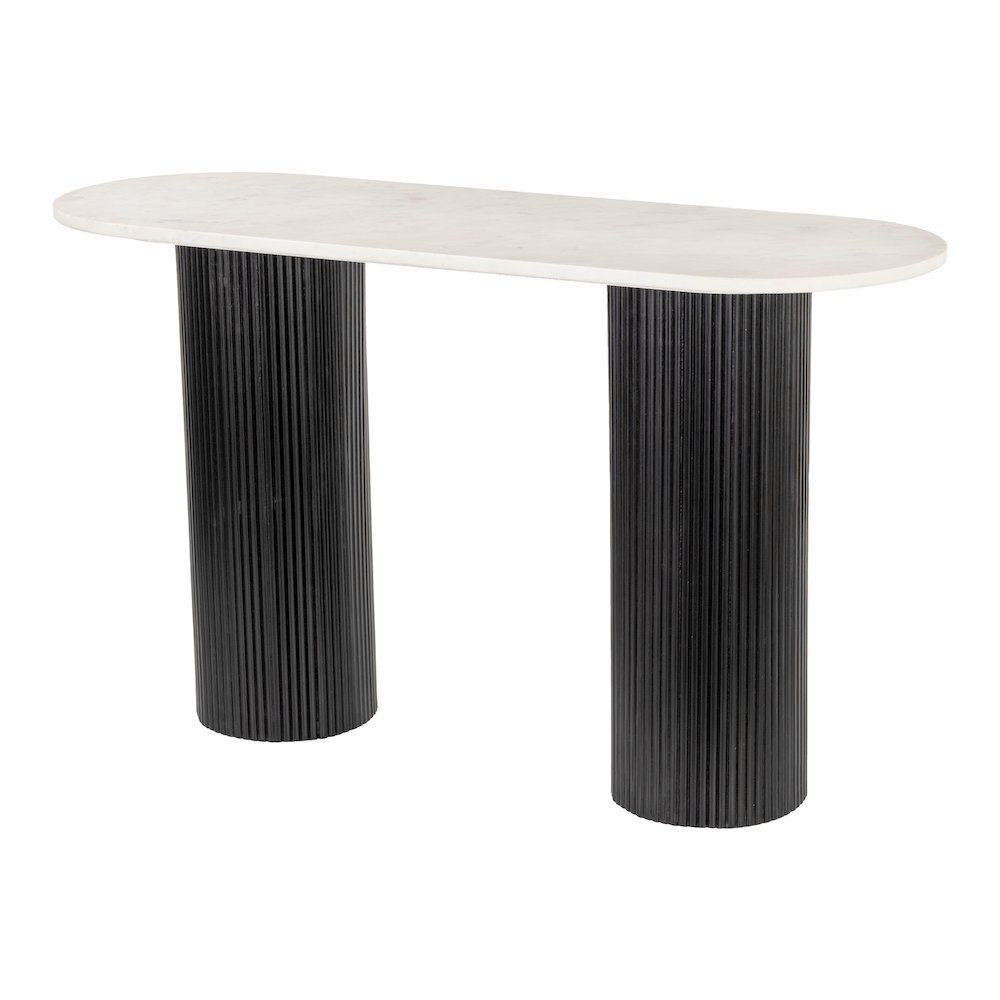 Izola Console Table White & Black. Picture 4