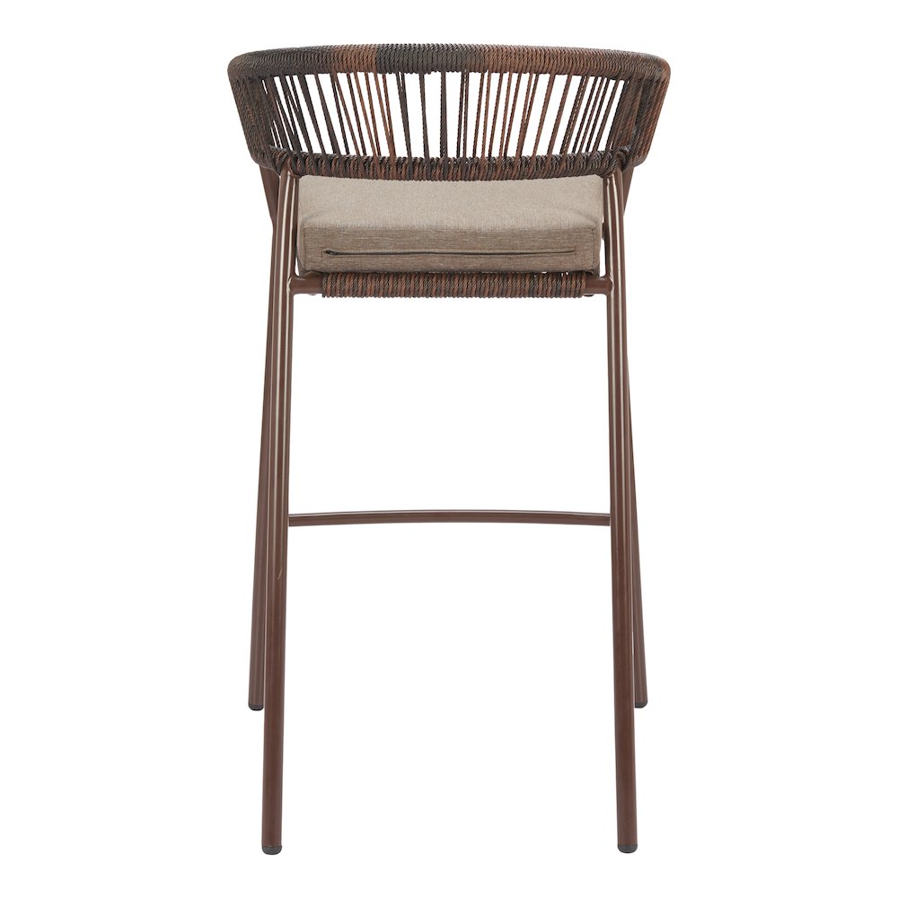 Skye Barstool (Set of 2) Brown. Picture 4