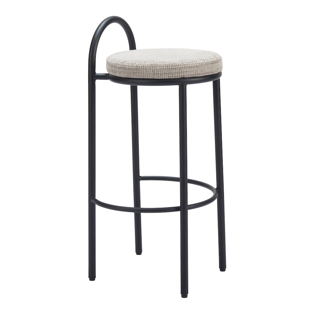 Sisal Barstool (Set of 2) Beige Tweed. Picture 1