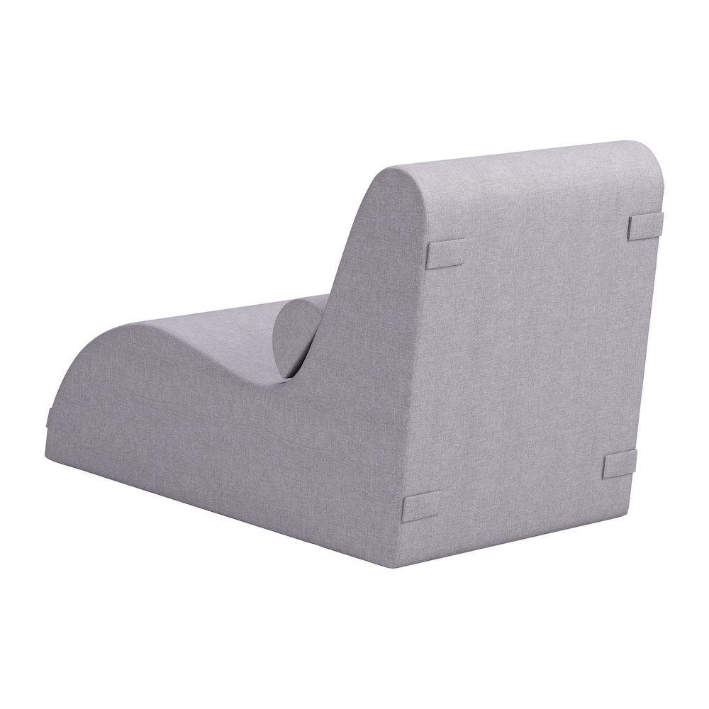 Luanda Chaise Lounge Gray. Picture 5
