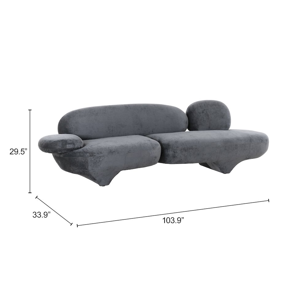 Oblak Sofa Storm Gray. Picture 11