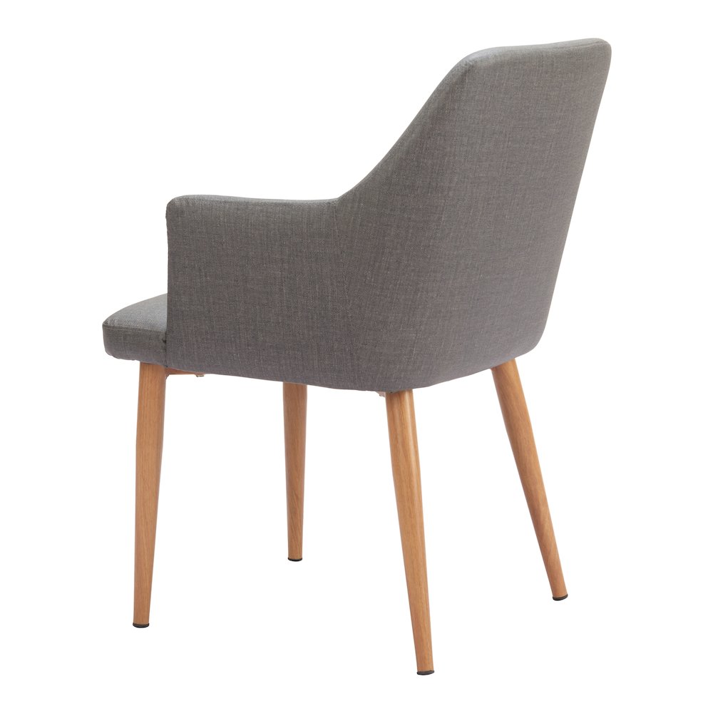 Wisom Dining Chair (Set of 2) Gray. Picture 6