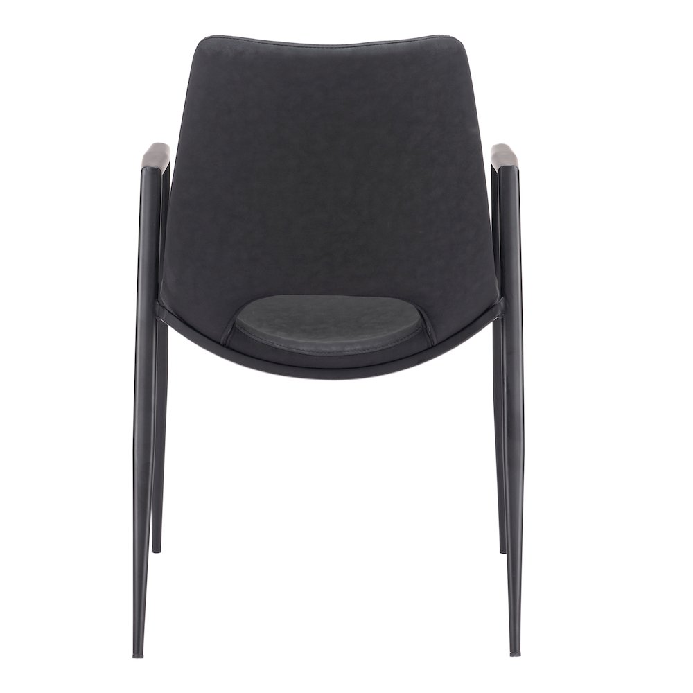 Desi Dining Chair (Set of 2) Black. Picture 4