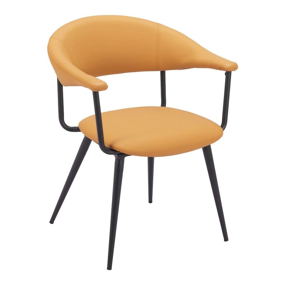 Sima Dining Chair Brown. Picture 8