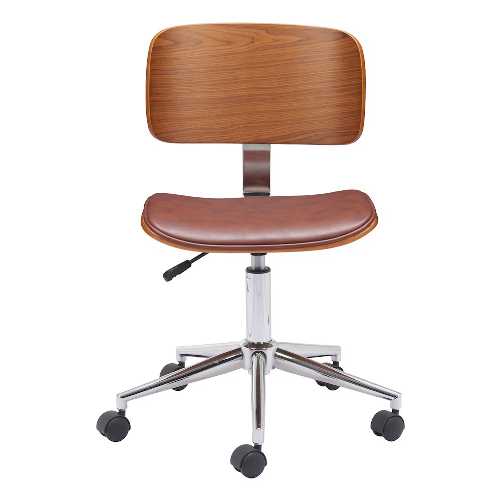 Duravel Office Chair Brown. Picture 3