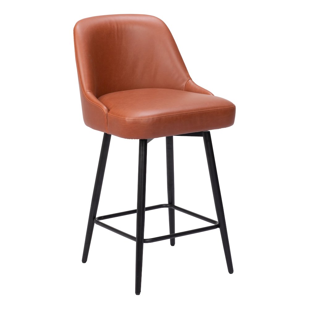 Keppel Swivel Counter Stool Brown. Picture 9