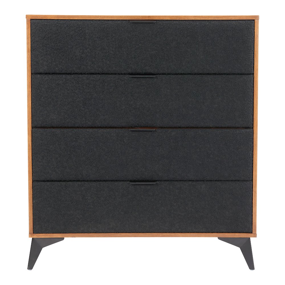 Zarif Chest Black & Walnut. Picture 3