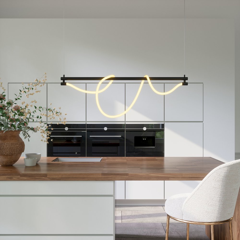 Adder Ceiling Lamp Black. Picture 8