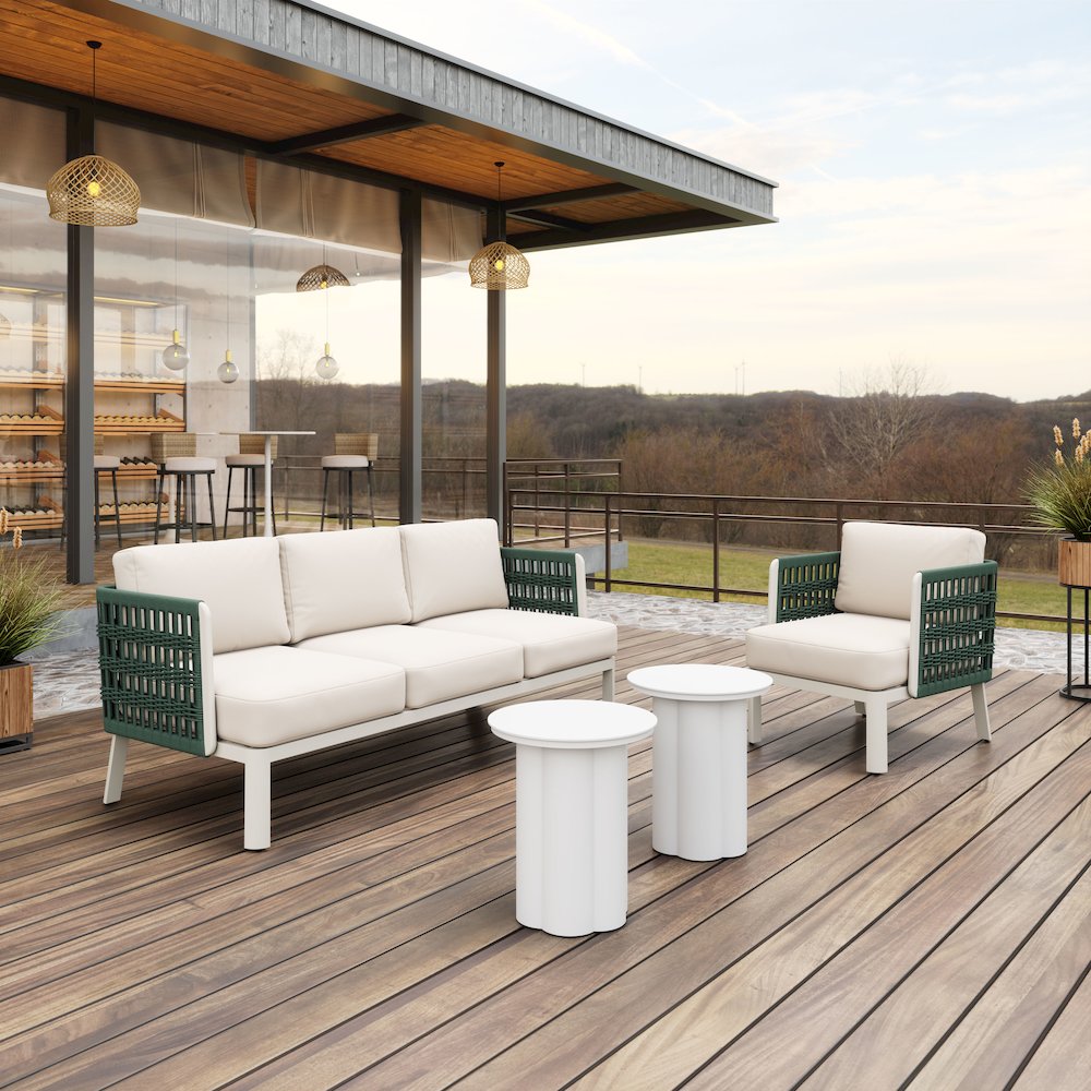 Bridgehampton Armchair White. Picture 9