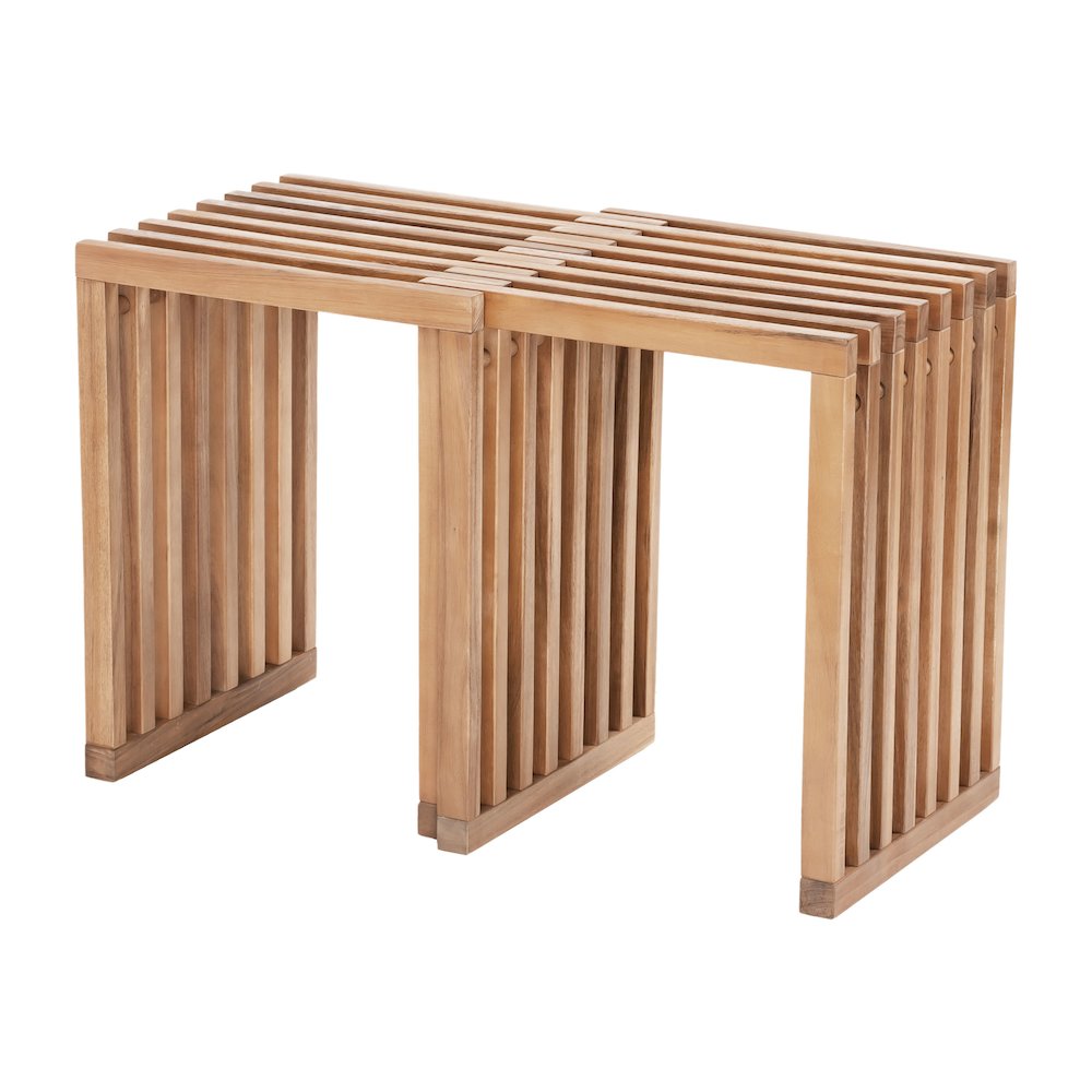 Riviera Extendable Stool (Set of 2) Natural. Picture 1