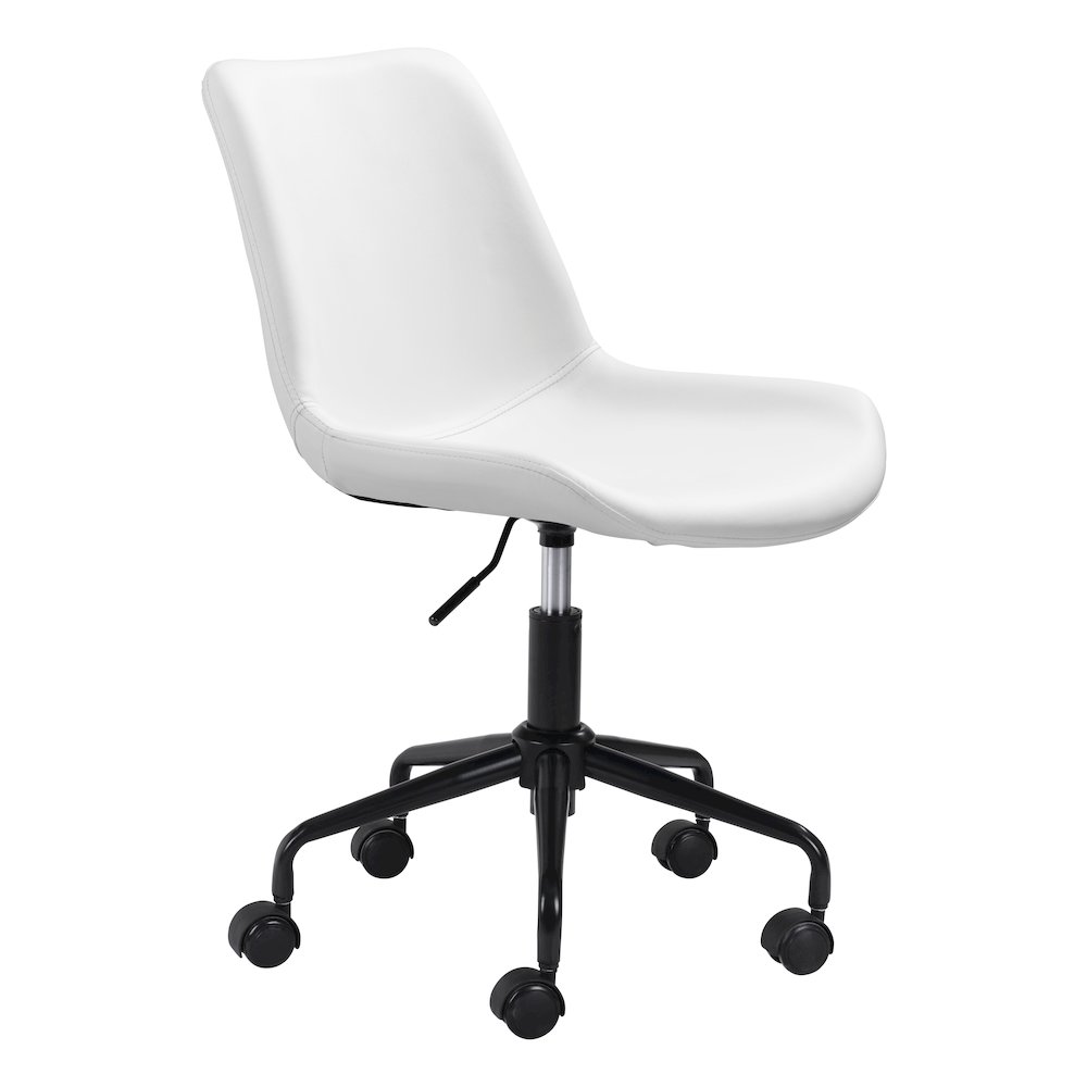 Byron Office Chair White. Picture 1