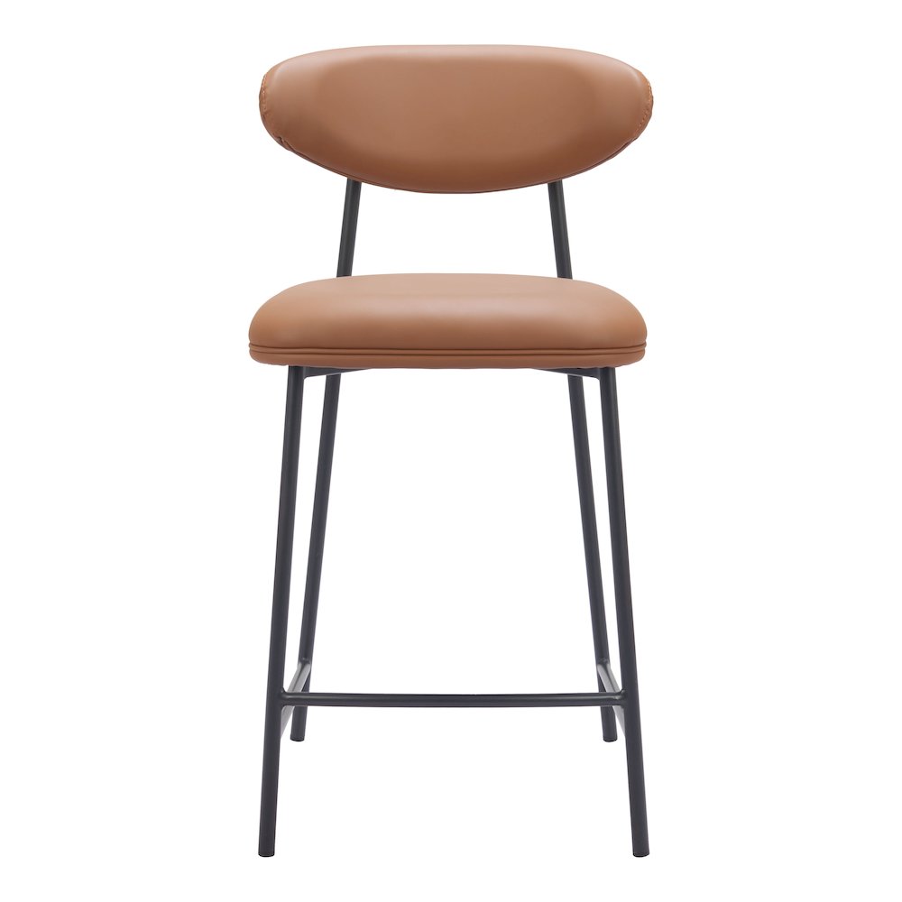 Rorun Counter Stool (Set of 2) Brown. Picture 3
