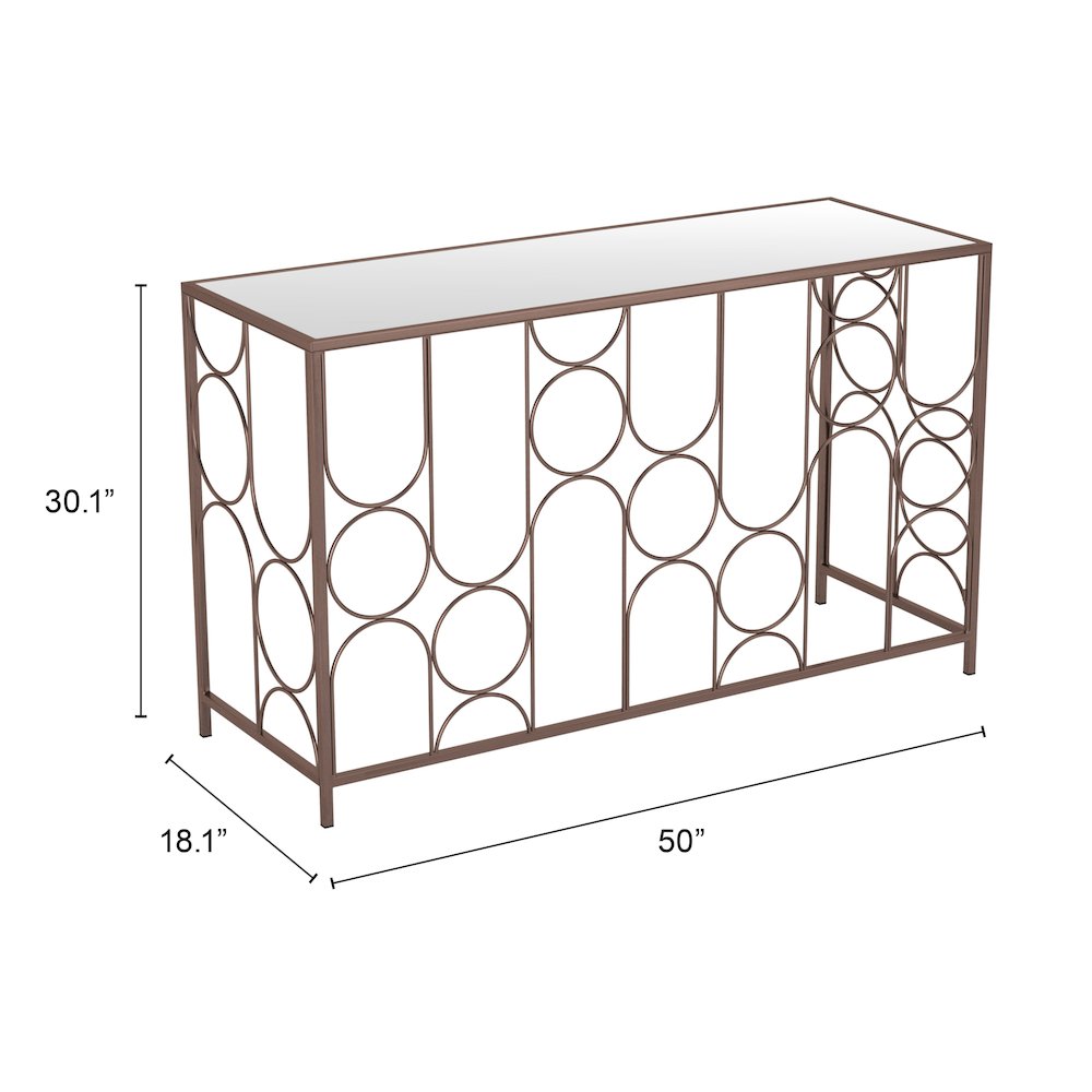 Convale Console Table Bronze. Picture 7