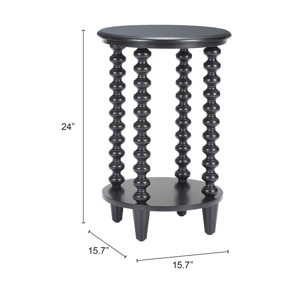 Gocce Side Table Black. Picture 10