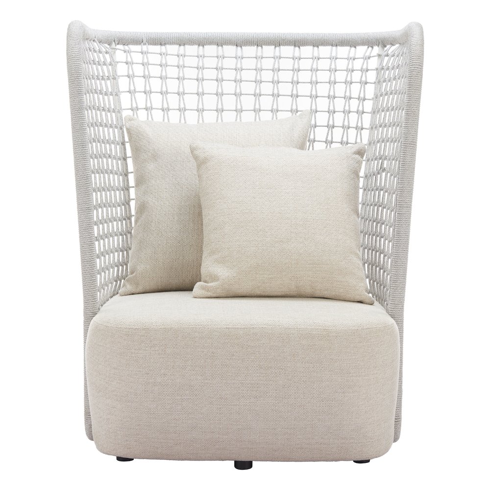 Hudu Accent Chair Beige. Picture 3