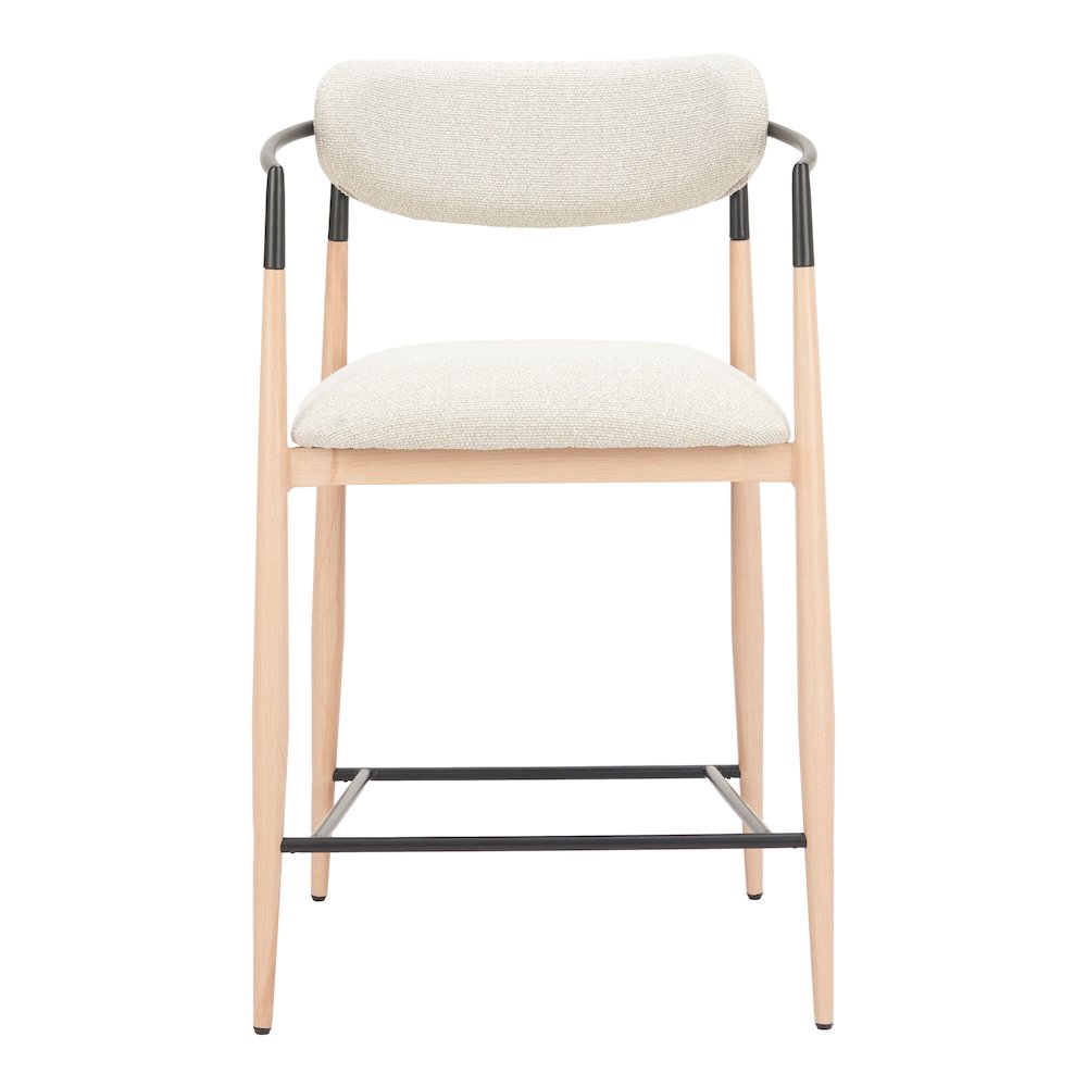 Equinox Counter Stool Oyster Gray & Natural. Picture 3