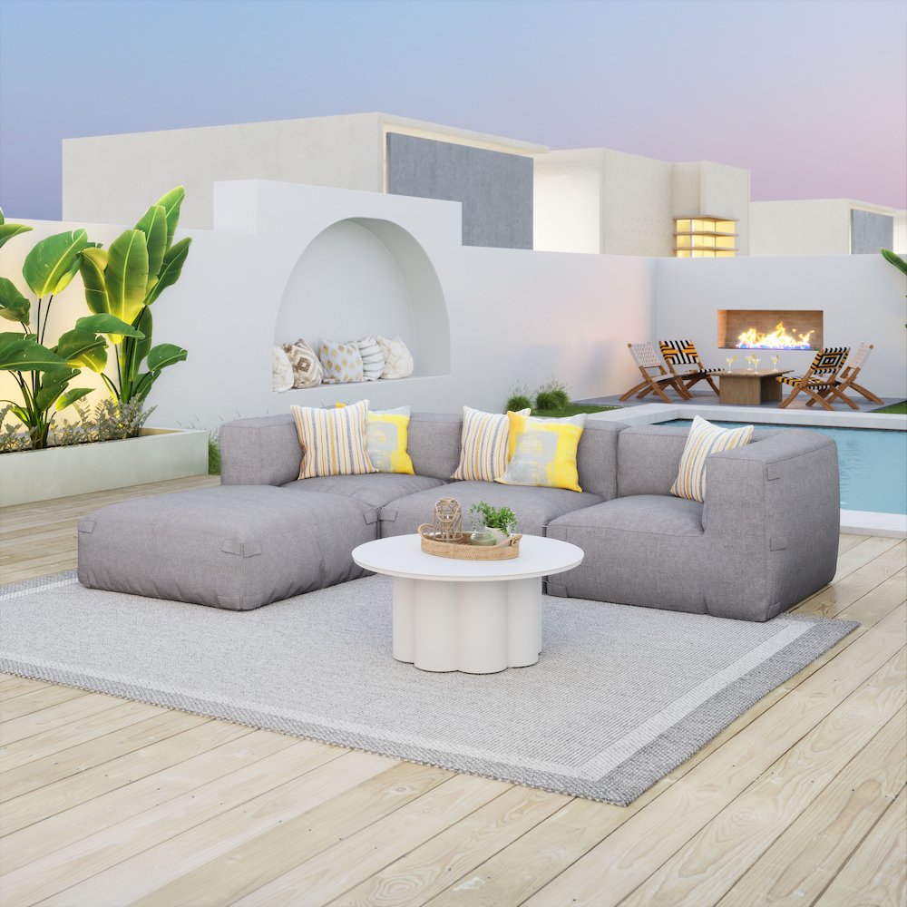 Luanda Ottoman Gray. Picture 8