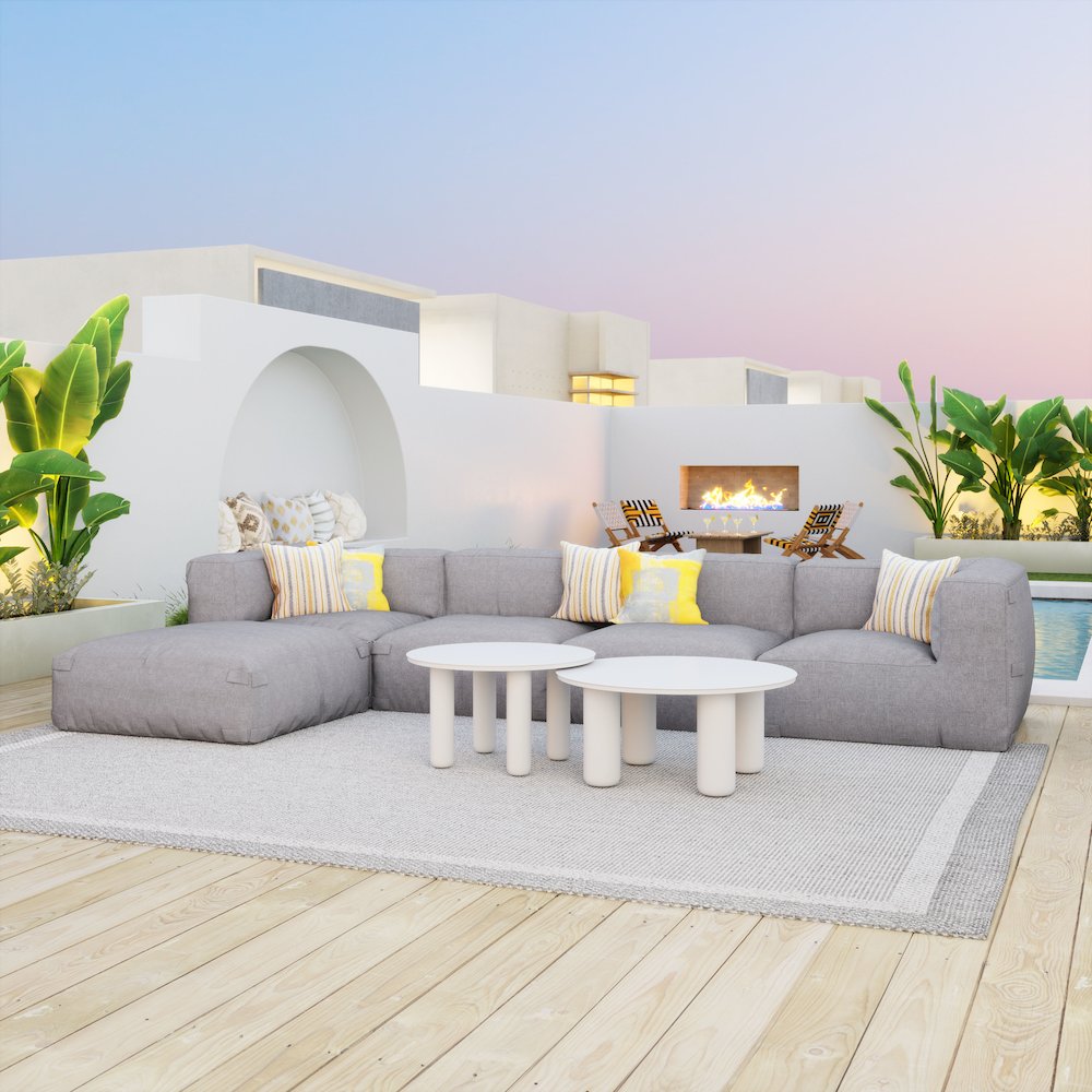 Luanda Ottoman Gray. Picture 9