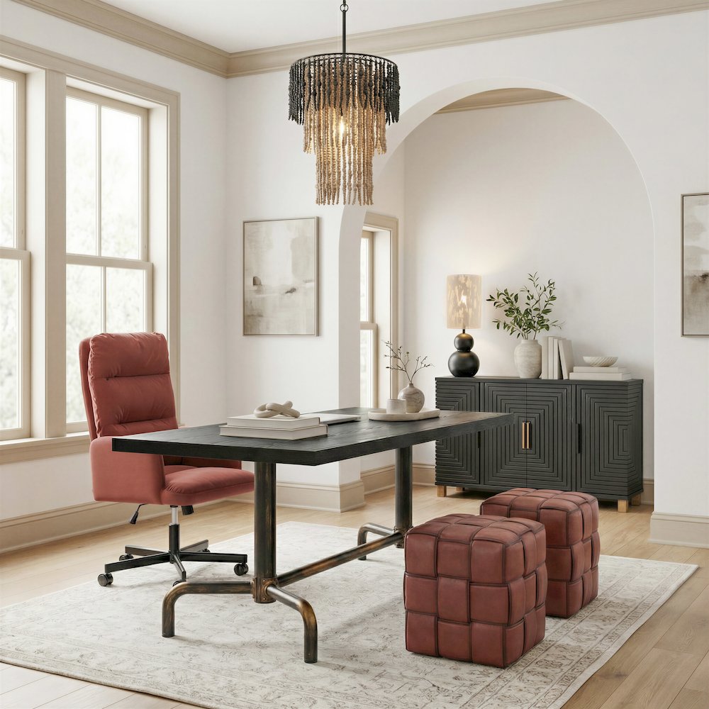 Sable Office Chair Brown. Picture 4