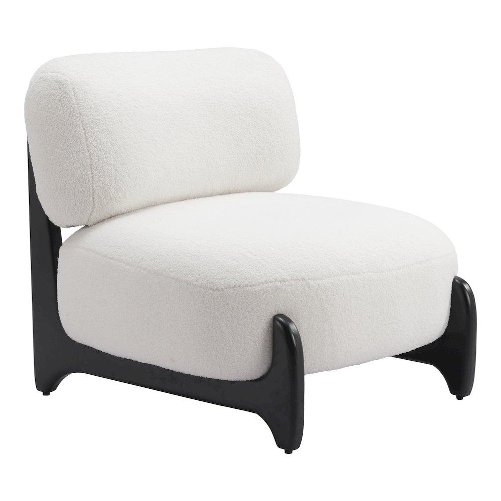 Bombo Accent Chair White. Picture 1