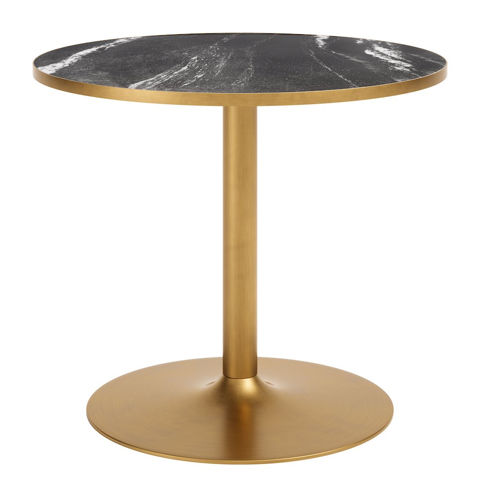 Batu Dining Table Black & Gold. Picture 1