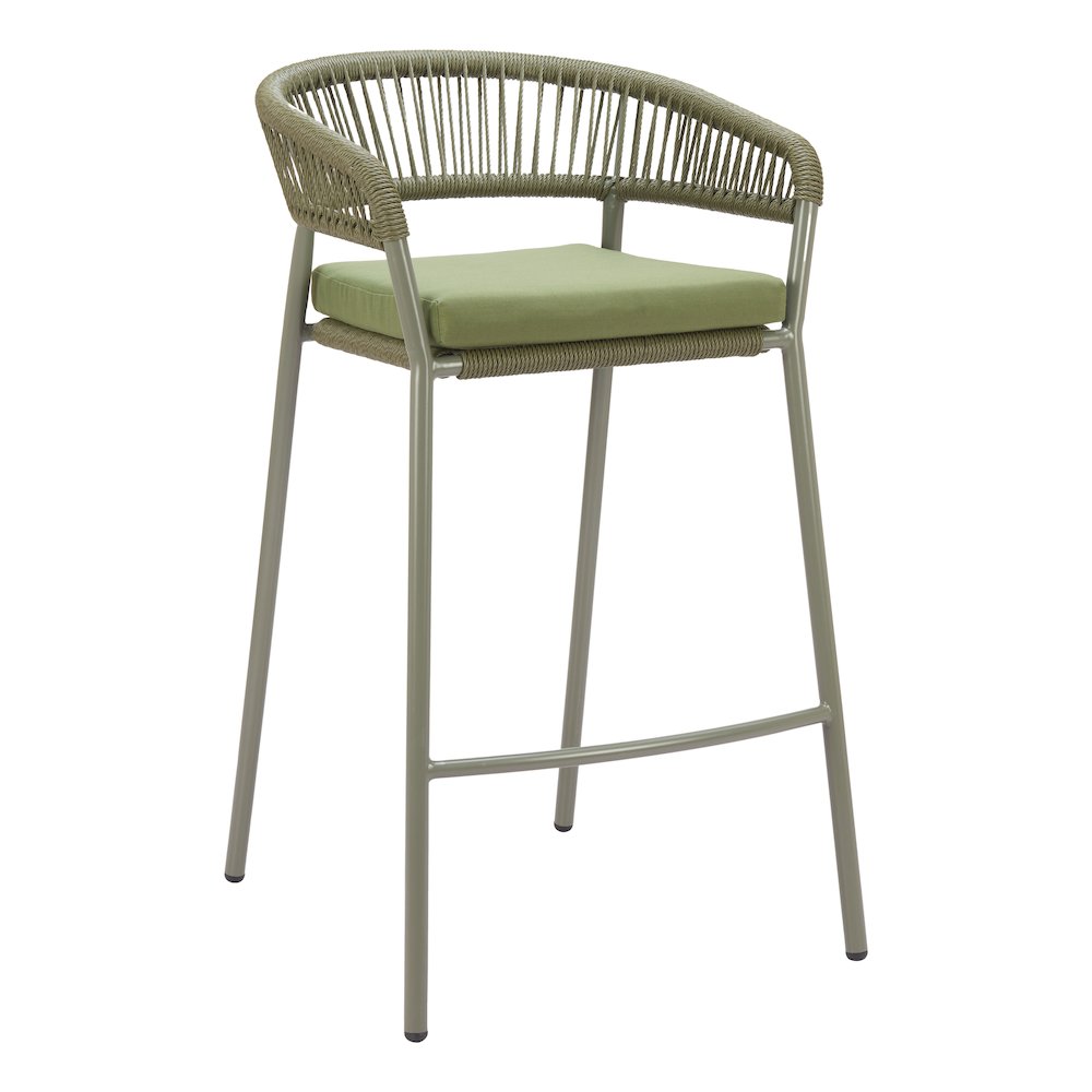 Skye Barstool (Set of 2) Green. Picture 1