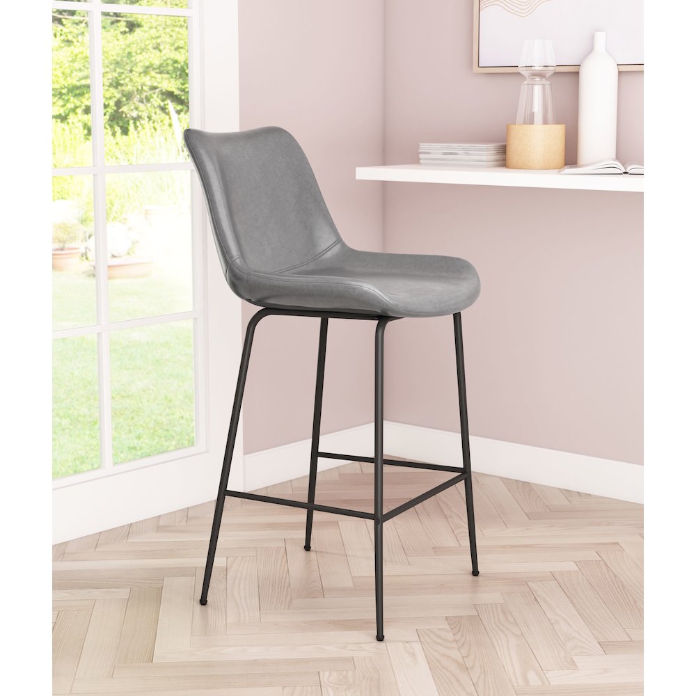 Byron Counter Stool Gray. Picture 8