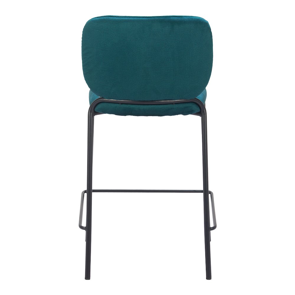Plat Counter Stool (Set of 2) Green. Picture 4