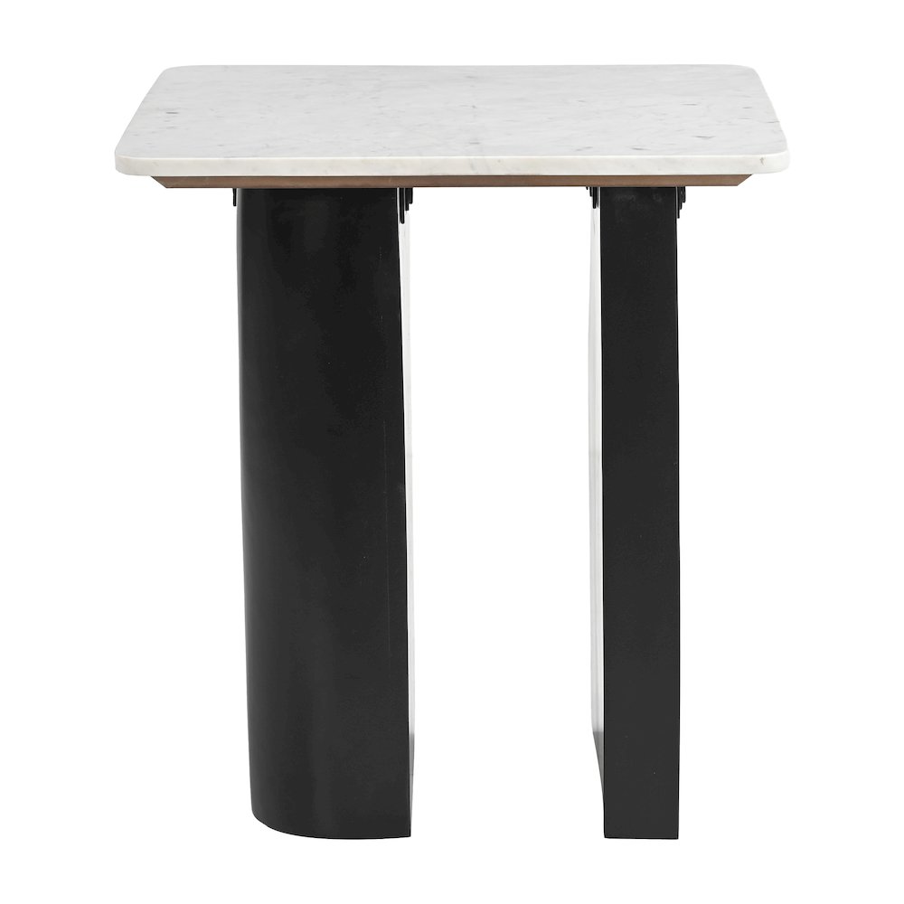 Fiora Side Table White & Black. Picture 3