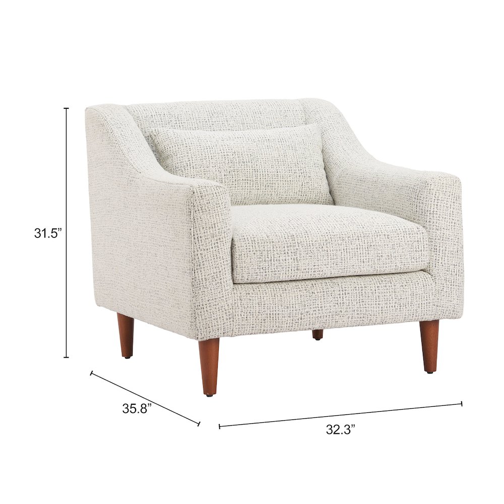 Koseli Armchair Pewter Gray. Picture 11