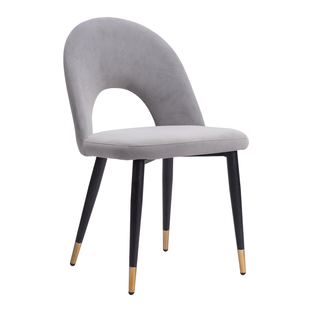 Menlo Dining Chair (Set of 2) Gray. Picture 1