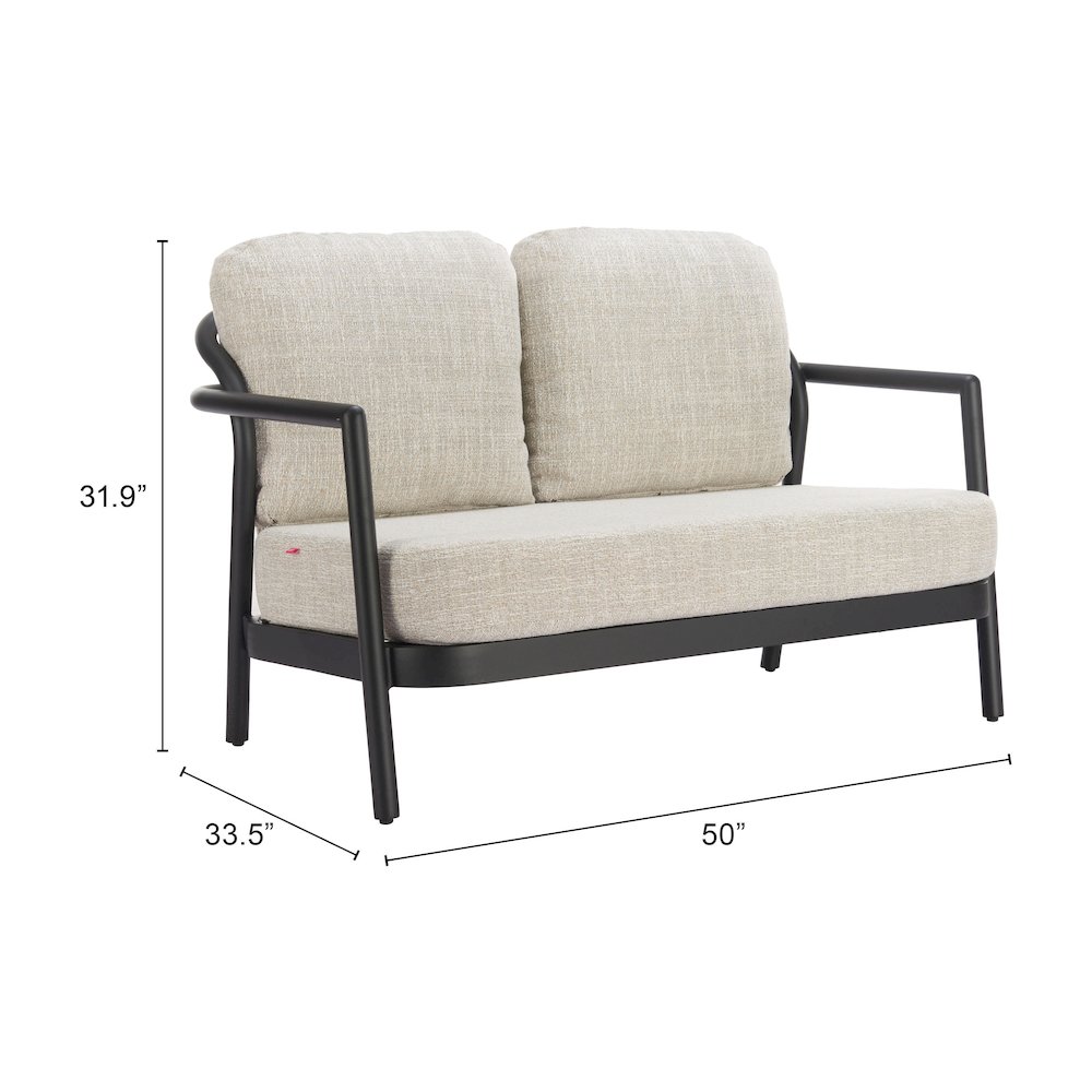 Rein Loveseat Beige. Picture 7