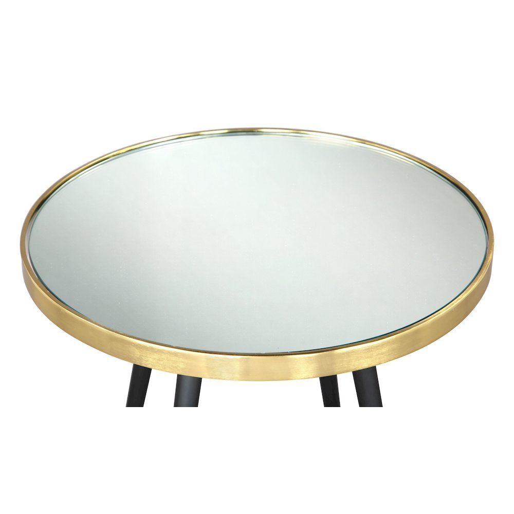 Particle Side Table Gold & Black. Picture 5