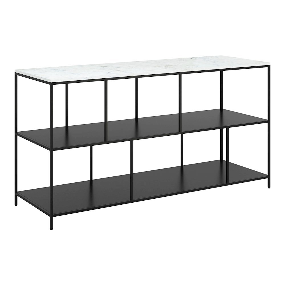 Singularity Console Table White & Black. Picture 1