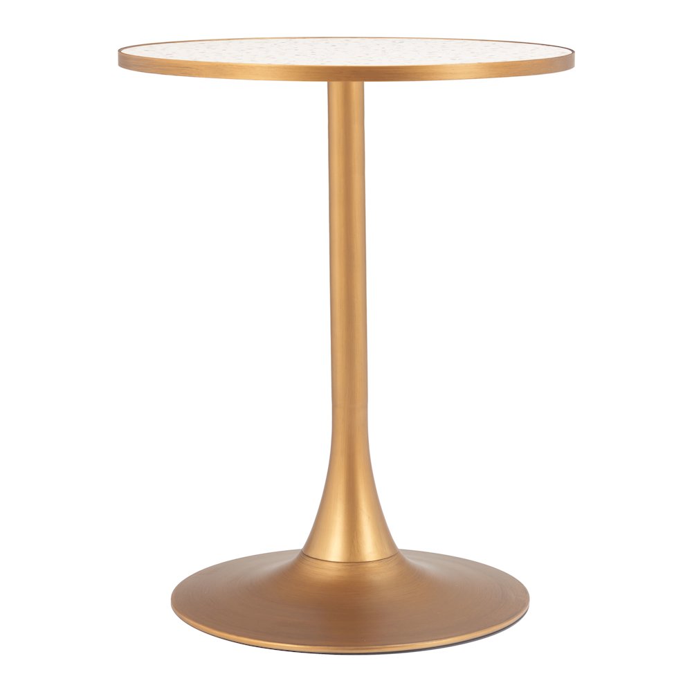 Bite Bistro Table Beige & Gold. Picture 3