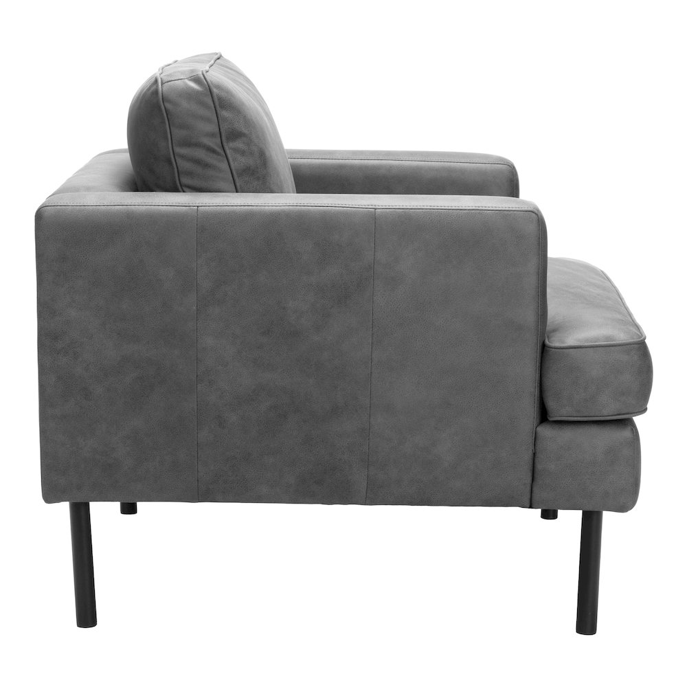 Decade Armchair Vintage Gray. Picture 2