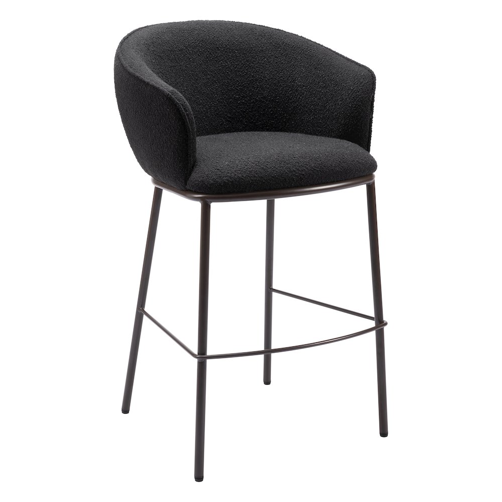 Essen Barstool Black & Bronze. Picture 1