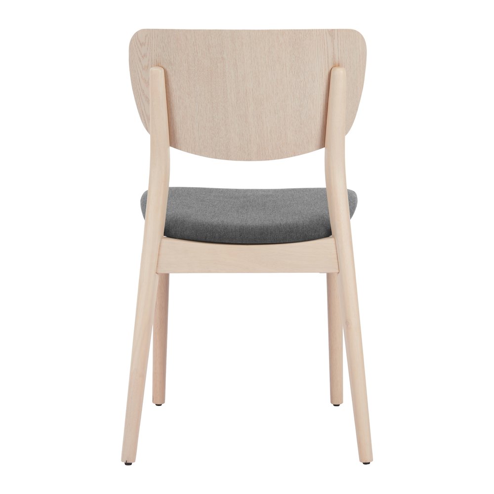 Kellua Dining Chair (Set of 2) Gray & Natural. Picture 4