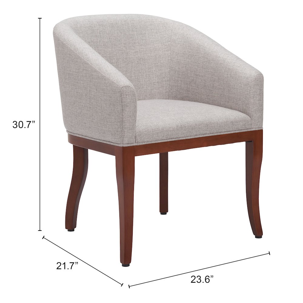 Serasa Dining Chair Gray. Picture 10