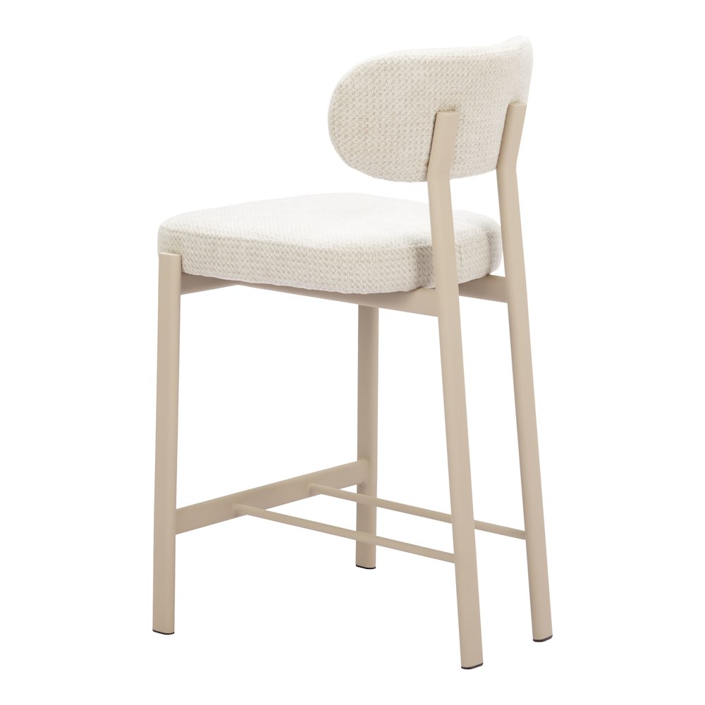 Aurea Counter Stool (Set of 2) Light Gray. Picture 5
