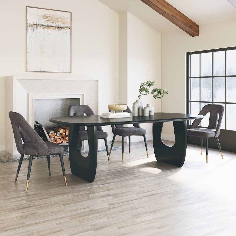 Artus Dining Chair Gray. Picture 9