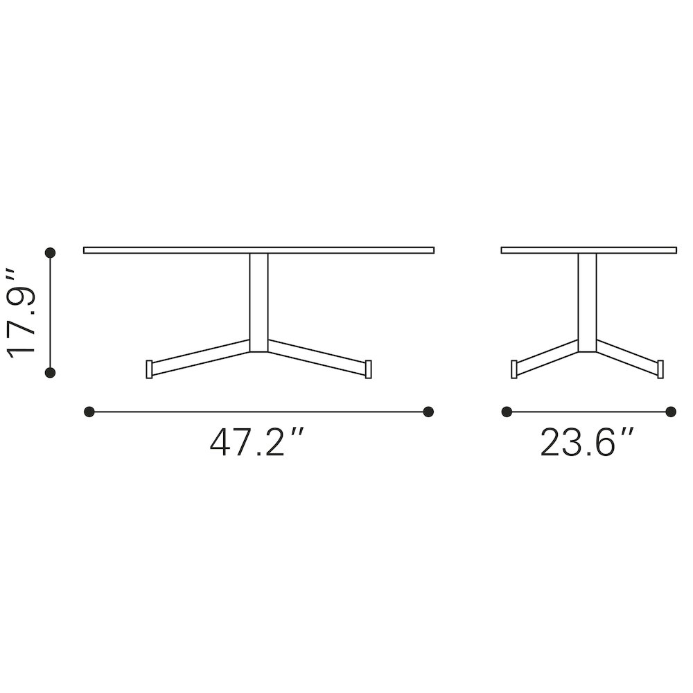 Mazzy Coffee Table Brown. Picture 11