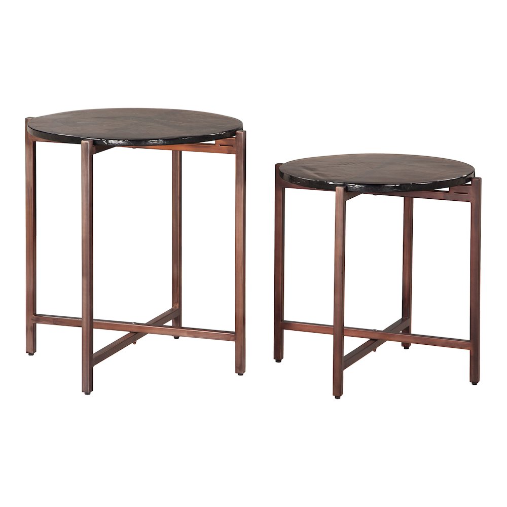 Gema Coffee Table Set (2-Piece) Bronze. Picture 1