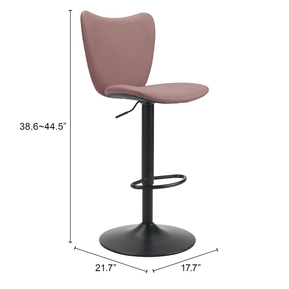 Elevate Barstool (Set of 2) Brown. Picture 7