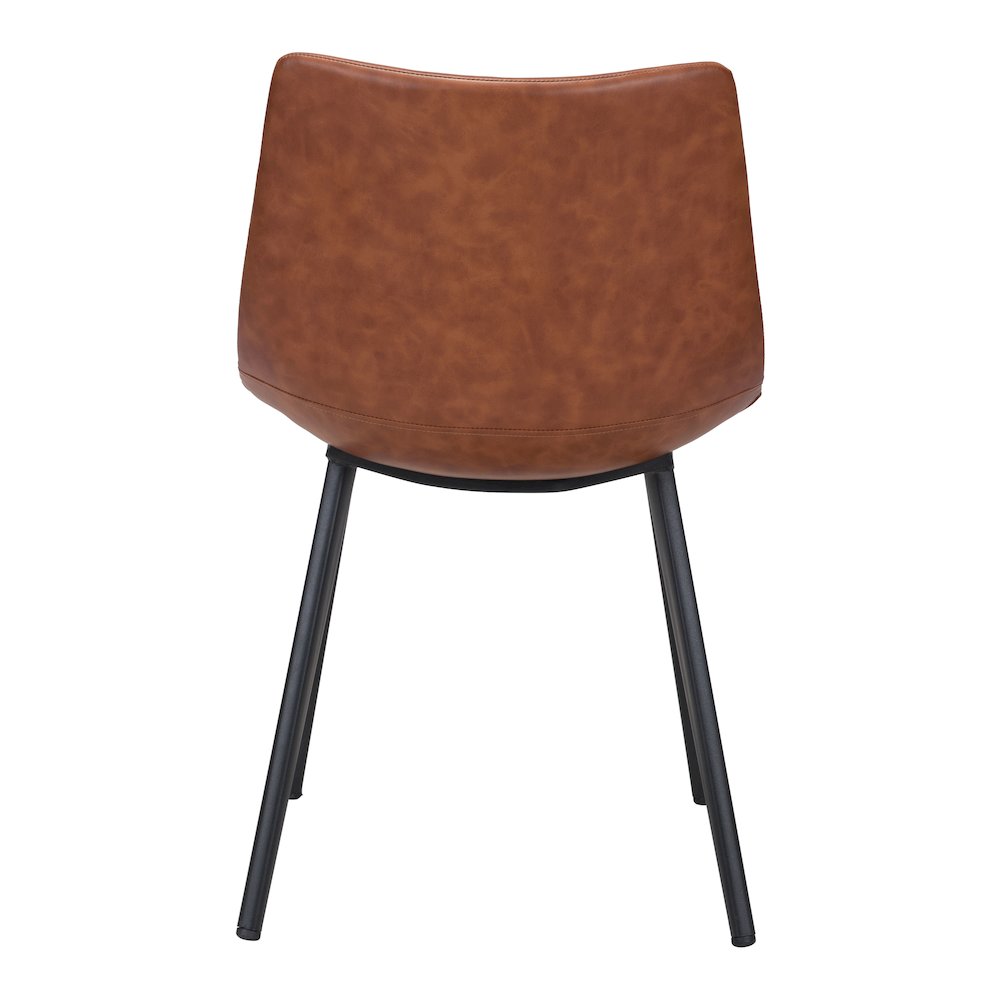 Daniel Dining Chair (Set of 2) Vintage Brown. Picture 4