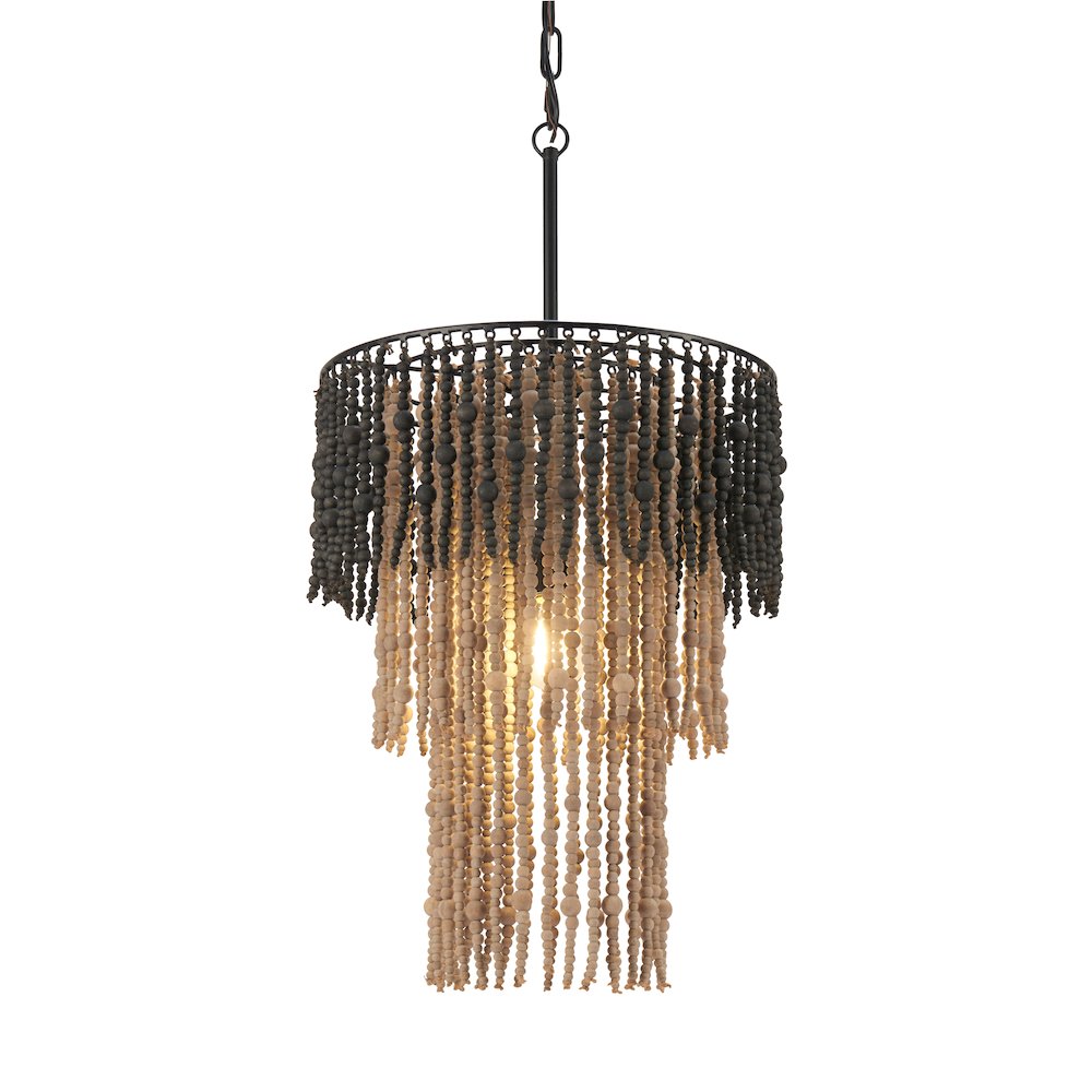 Bizu Ceiling Lamp Black & Beige. Picture 1