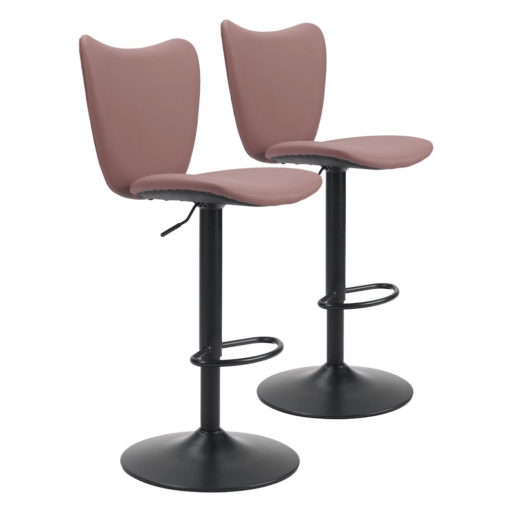 Elevate Barstool (Set of 2) Brown. Picture 6